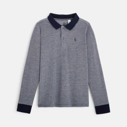 Long-sleeved polo shirt