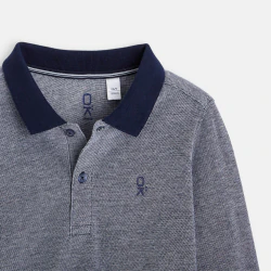 Long-sleeved polo shirt