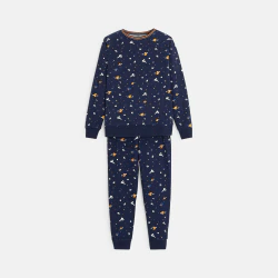 2-piece pajamas planets motif