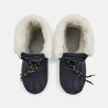 Faux fur-lined snow boots