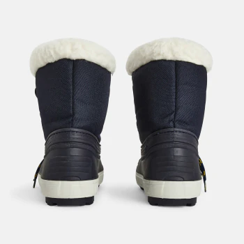 Faux fur-lined snow boots