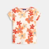 T-shirt with big flowers