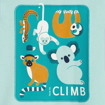 Climbing animals T-shirt