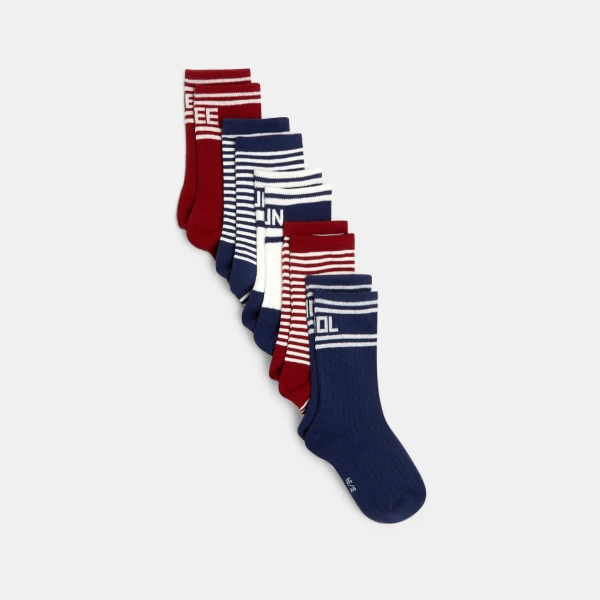 Boy's striped socks (set of 5)