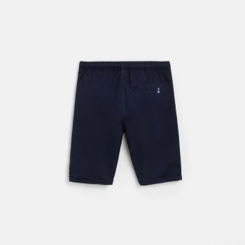 Canvas bermuda shorts