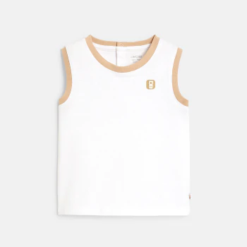 Slub cotton tank top