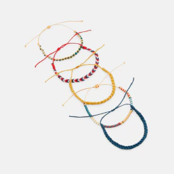 Braided bracelets (5-pack)