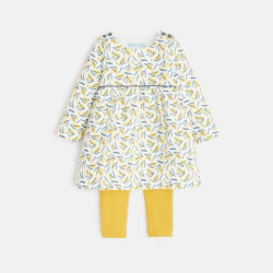 Mimosa pointelle effect dress and leggings