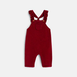 Newborns' knitted dungarees...