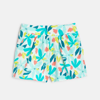 Printed jersey shorts