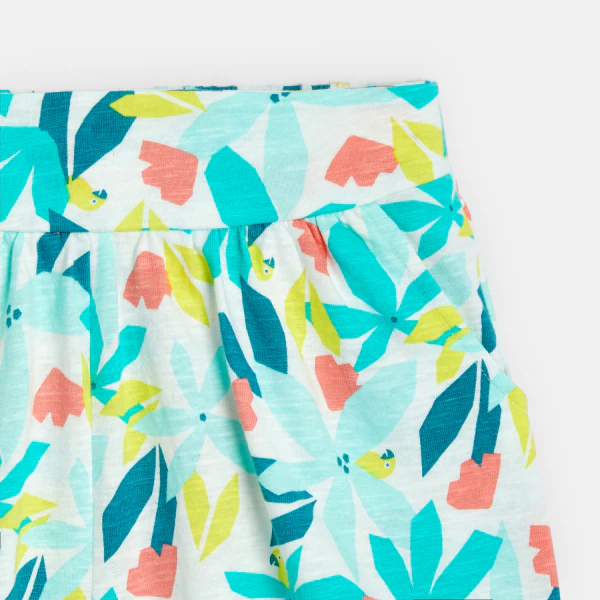 Printed jersey shorts