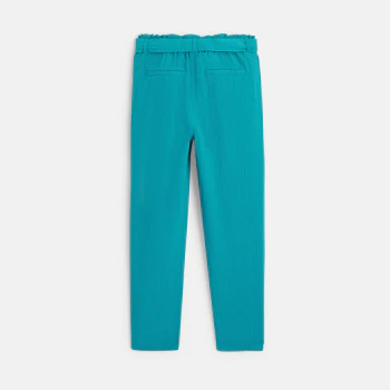 Tapered cotton pants