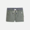 Linen and cotton shorts