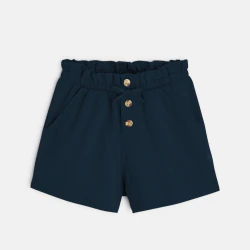 Plain high waist shorts