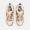 Girl's beige running trainers