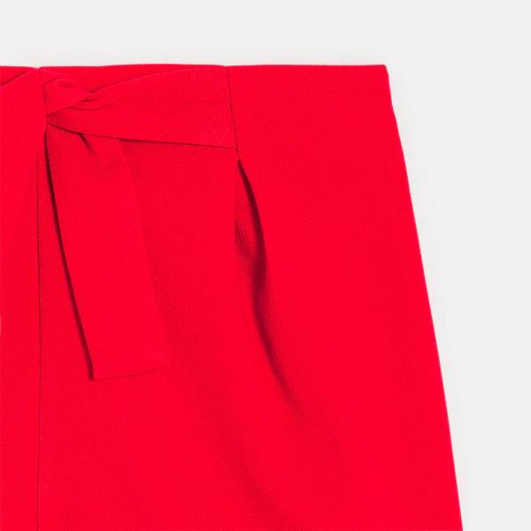 Girls' chic red shorts