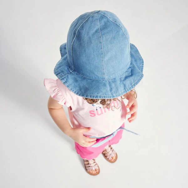 Denim sun hat