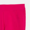 Girls' plain pink Milano jersey jeggings