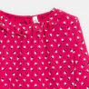 Girls' pink two-piece jersey pyjamas