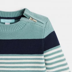 Baby boys' green striped...