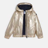 Girl's yellow metallic-effect jacket