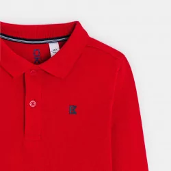 Long-sleeved polo shirt