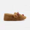 Boys faux faur reindeer slippers