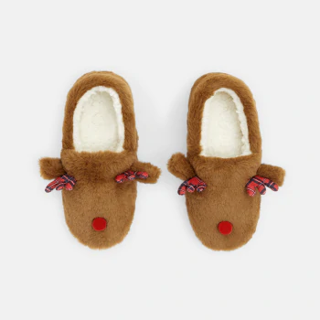 Boys faux faur reindeer...