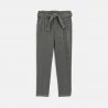 Girls' checked comfort trousers