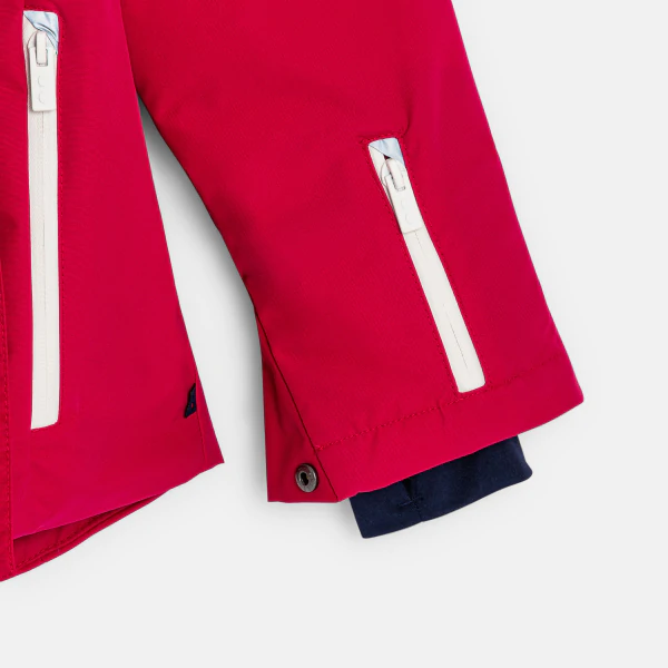 Girls' red ski jacket