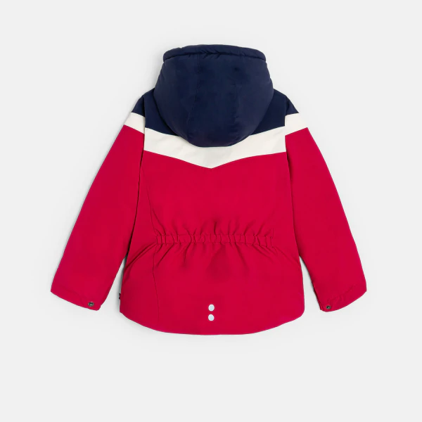 Girls' red ski jacket