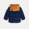 Boys' navy blue hooded jacket