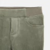 Girls warm khaki corduroy jeggings