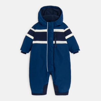 Baby boy’s blue ski suit