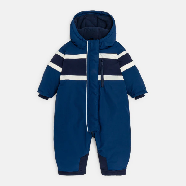 Baby boy’s blue ski suit