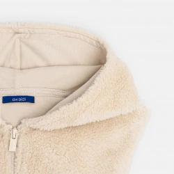 Unisex beige Sherpa fleece...