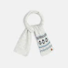 Baby boyu2019s mountain pattern lined jacquard scarf