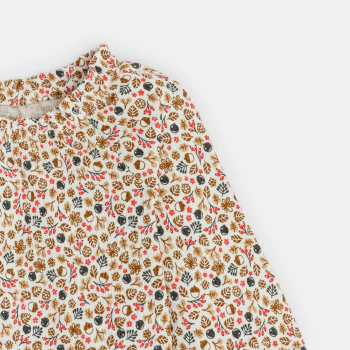 Baby girlu2019s printed seersucker blouse