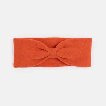 Baby girl’s orange knit headband