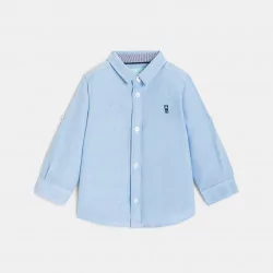 Baby boy’s blue cotton...