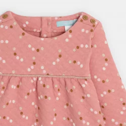 Baby girlu2019s pink polka...