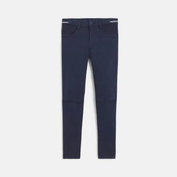 Plain navy canvas pants Boy