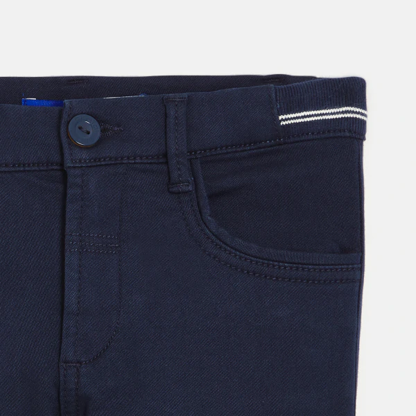 Plain navy canvas pants Boy