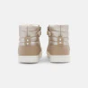 Baby girlu2019s beige quilted boots