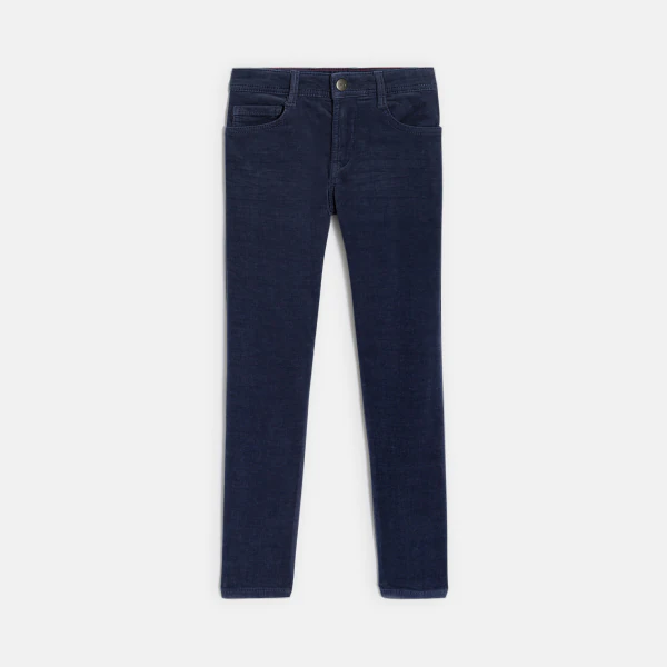 Boy's velvet skinny pants