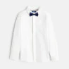 Boy's white shirt with bow tie