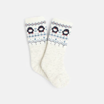 Chaussettes chaudes pingouins anti glisse