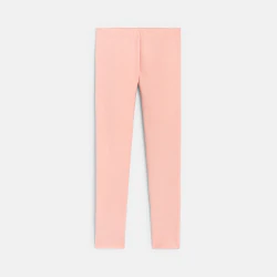 Leggings en molleton irisé rose Fille