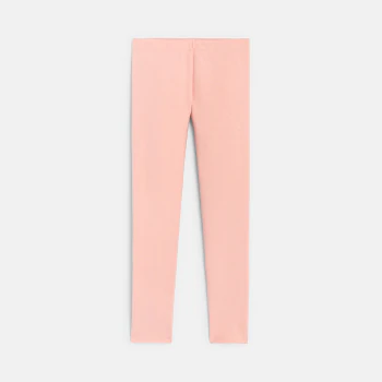 Leggings en molleton irisé rose Fille