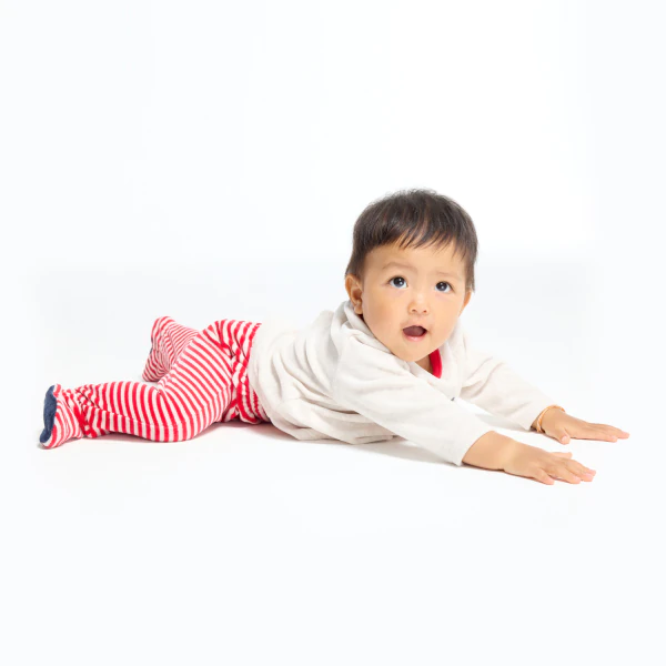 Baby boys' red reindeer fleece pyjamas